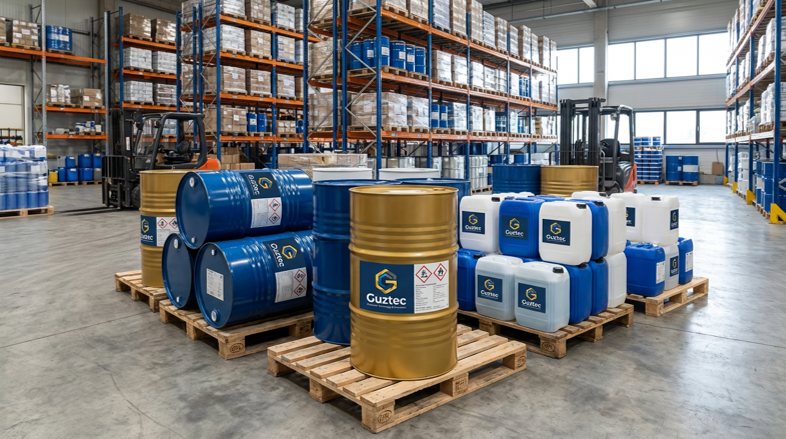 Guztec Chemical Products Warehouse - Industrial Drums and Containers